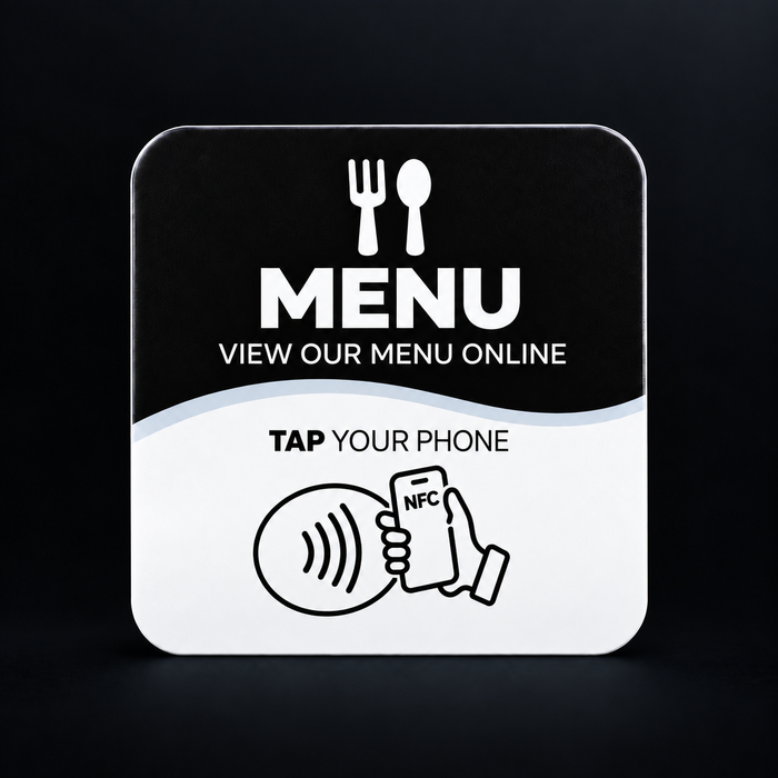 Menü Schild - AUSVERKAUFT